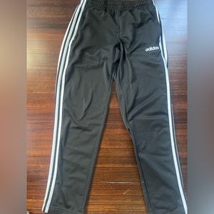 black adidas joggers/track pants/ sweatpants vintage mens medium